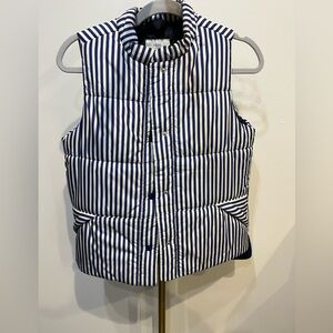 Striped Puffer Vest